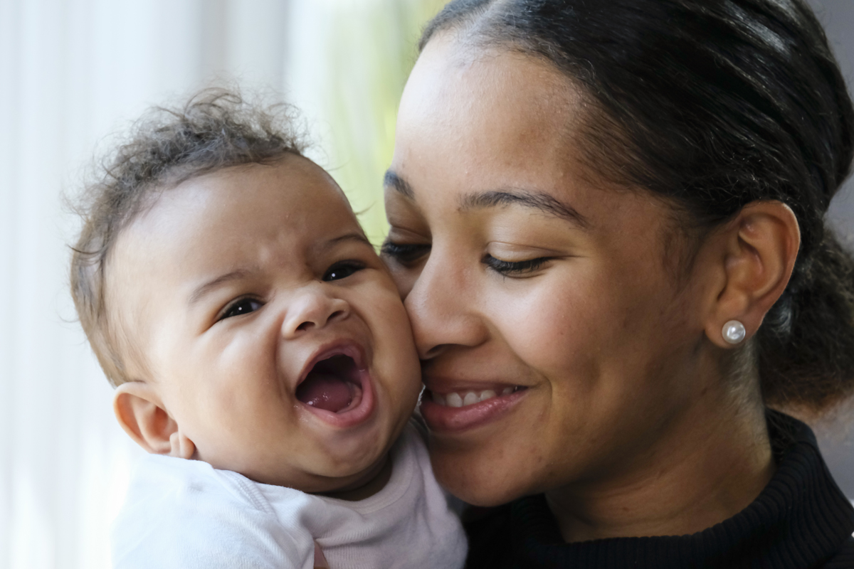 Extended holding of a baby